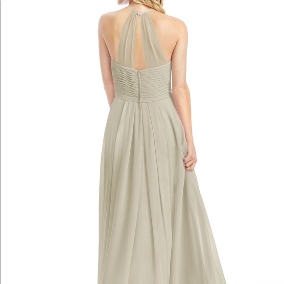 Azazie Ginger in Taupe - Picture 3 of 13